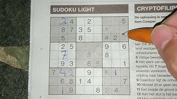 Stunning Light Sudoku puzzle (with a PDF file) 06-28-2019 part 1 of 2