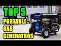 Top 5 best portable gas generators with home back up 2021  powerful engine