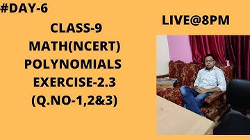 polynomials! exercise 2.3 class 9 maths! class 9 maths chapter 2! cbse !ncert