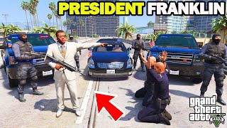 GTA 5 : Franklin become THE PRIME MINISTER in GTA 5 | SHINCHAN and CHOP