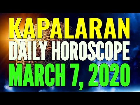 Video: Horoscope March 7 2020 Child Prodigy