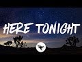 Brett Young - Here Tonight (Lyrics)