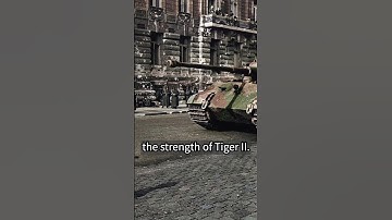 Last firepower shown by the Germans : Tiger II Tanks