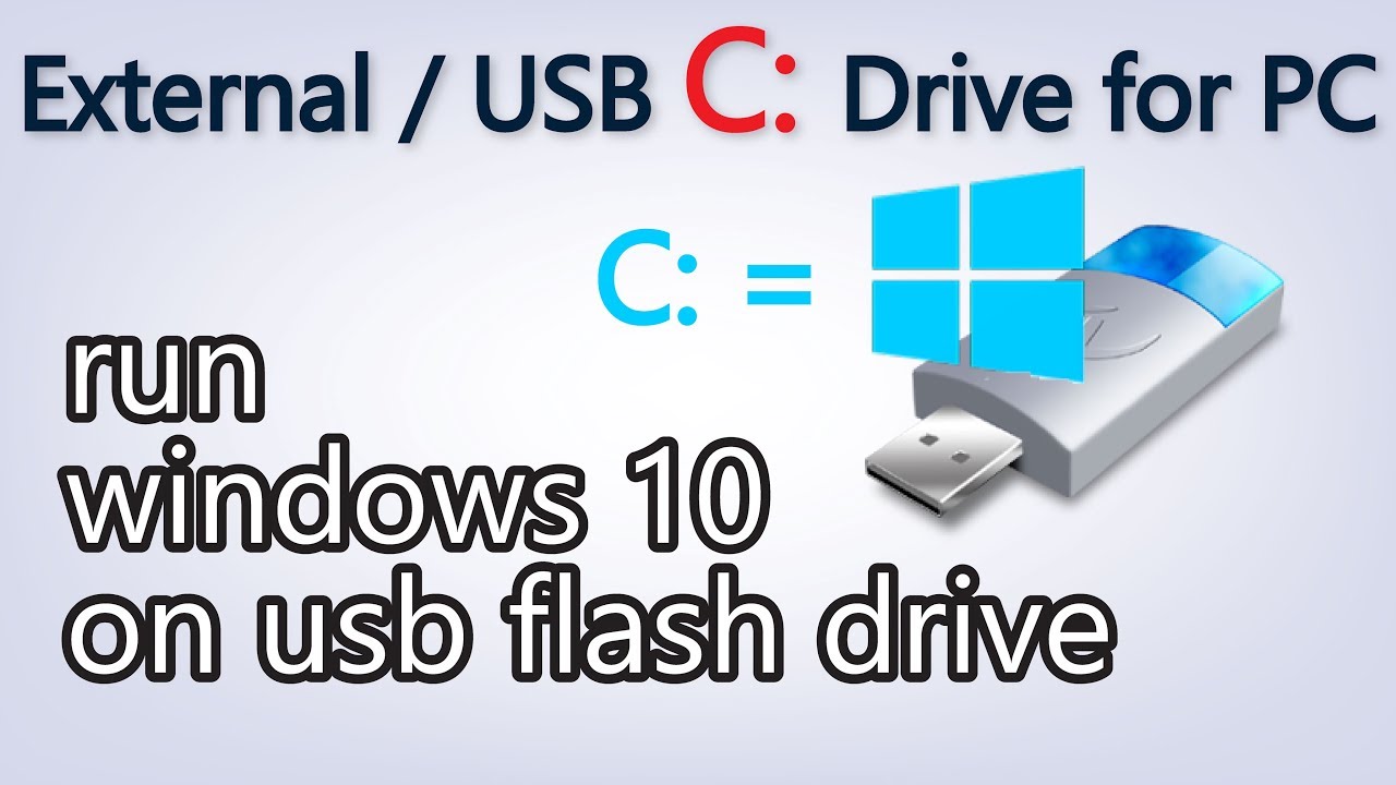 Windows 10 live on - to run Windows 10 from USB flash drive - YouTube