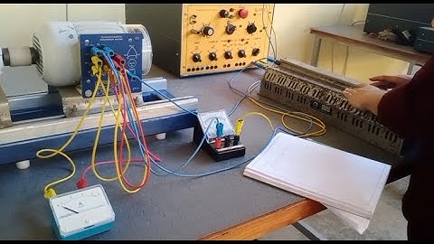 Voltage regulation of three phase alternator by MMF method.
