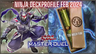 Crush Meta with this fun and interactive Ninja deck! Deckprofile 2024 [Yu-Gi-Oh! Master Duel]