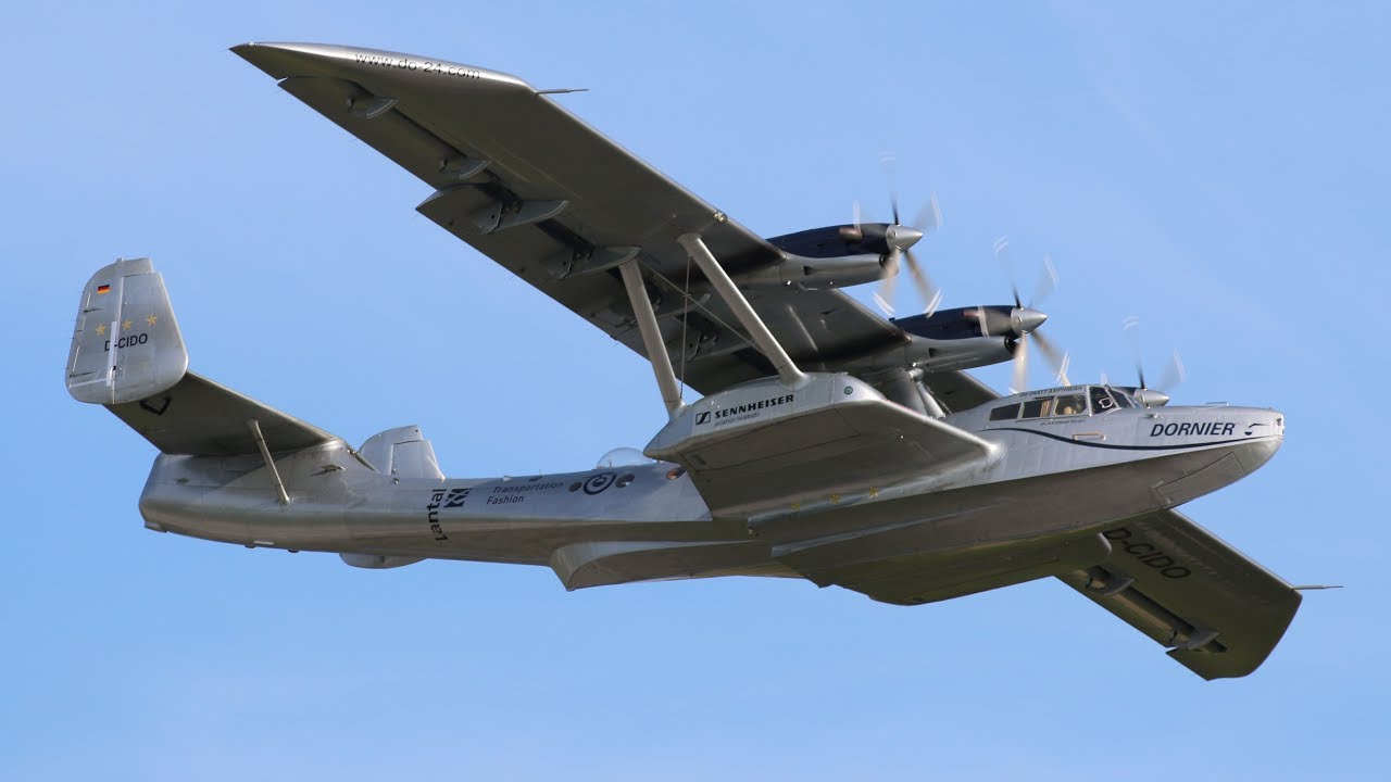 World's Only Flying Dornier Do-24 ATT - Takeoff, Flypast, Landing & Taxiing  - YouTube
