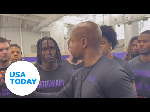 TCU football staffer gives powerful lesson on consent to his players | USA TODAY