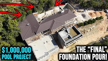 $1,000,000 Pool Project The FINAL Foundation Pour!
