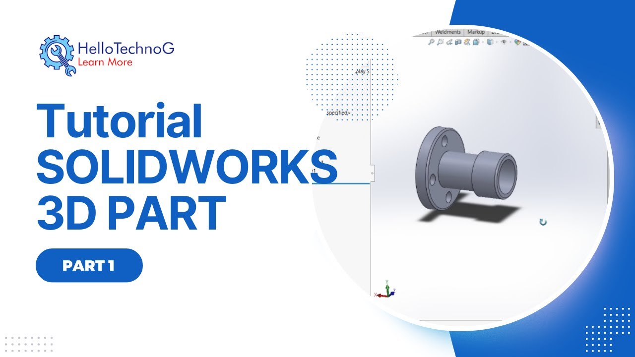 Solidworks Tutorial 3D Modeling Part 1 #solidworks - YouTube
