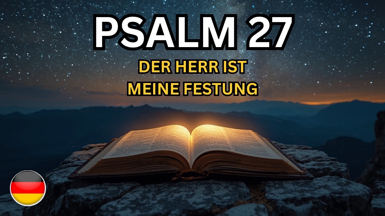 PSALM 27  Das mächtigste Gebet, um Angst zu besiegen und deinen Feinden zu begegnen  Göttlicher Schu
