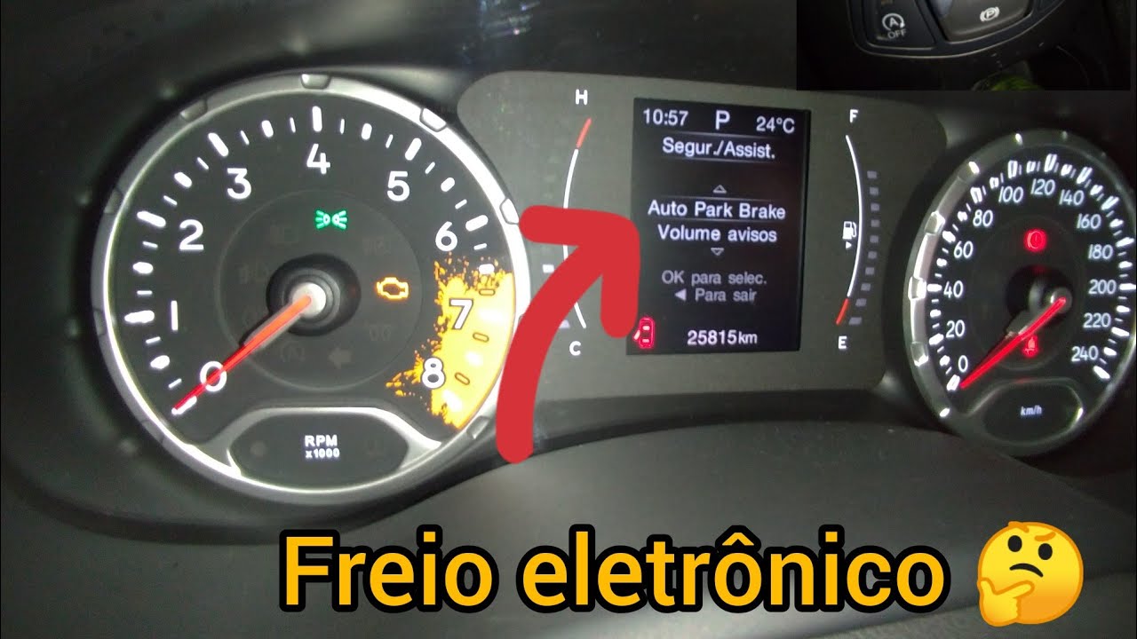 JEEP RENEGADE 🤔 Como Programar o Freio eletrônico