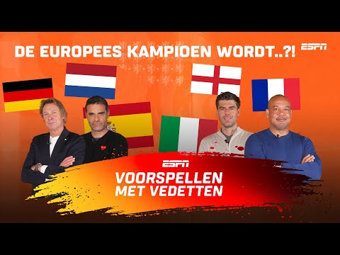 WIE WINT HET EK en HOE VER KOMT NEDERLAND? ? "Finale tegen Duitsland" ? | Voorspellen met Vedetten