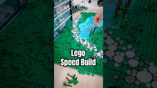 Lego Speed Build | Landscape & Lake #shorts #lego #foryou