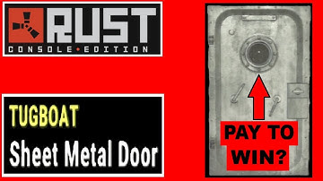 ℝ𝕌𝕊𝕋 ℂ𝕆ℕ𝕊𝕆𝕃𝔼- 1st Pay to Win Sheet Metal Door Skin! Skin Store 08/07/2025