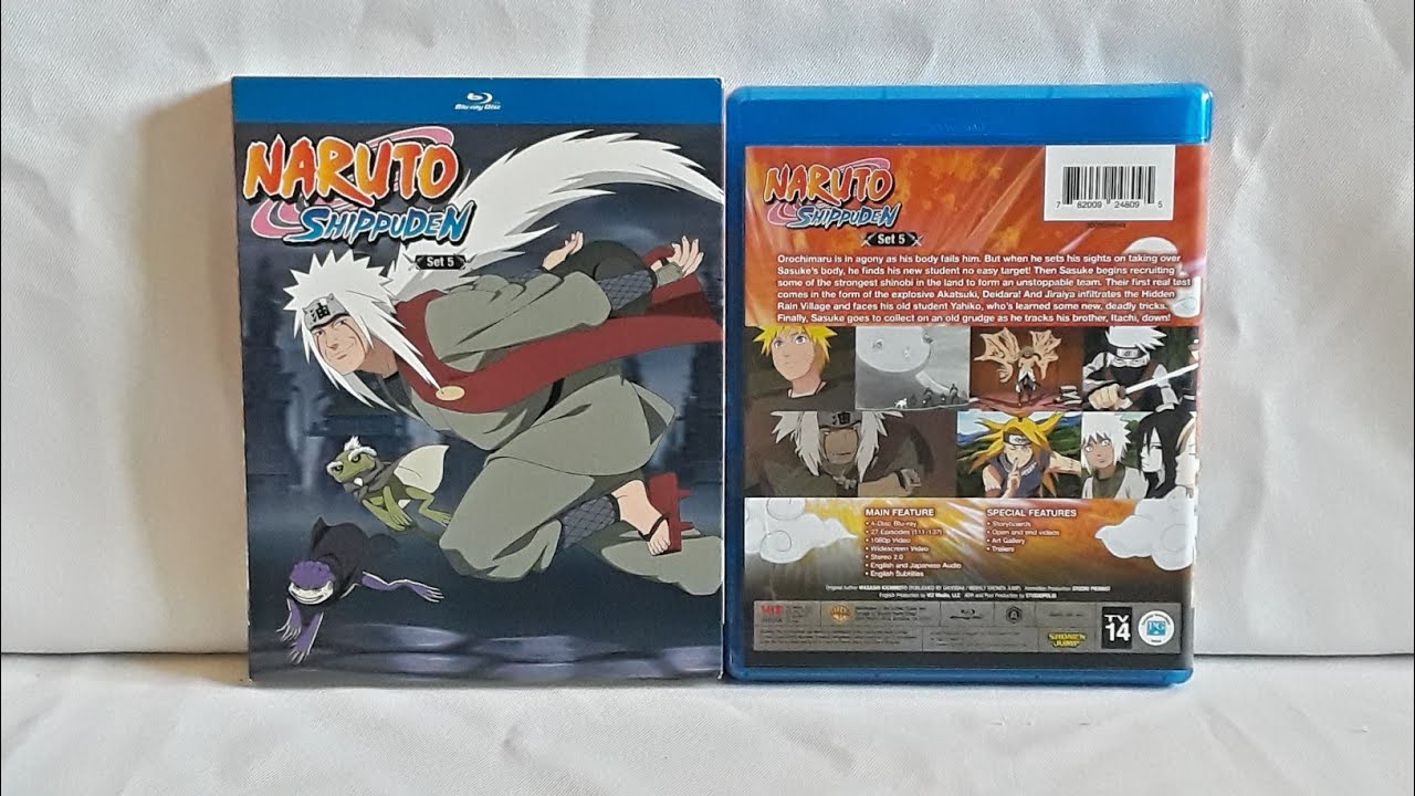 Unboxing Naruto Shippuden Volume 5 Blu-ray