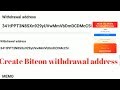 how to make bitcoin address for withdraw money from coin bulb