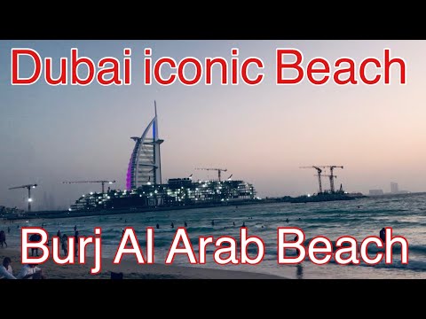 Burj Al Arab Beach Jumeirah in Dubai| Dubai most iconic public Beach|Near 7 stars Hotel Burj Al Arab