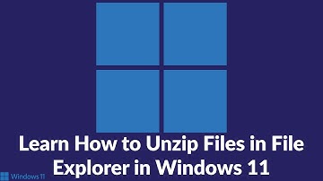 Learn How to Unzip Files in File Explorer in Windows 11 #tutorial #windows11 #windows