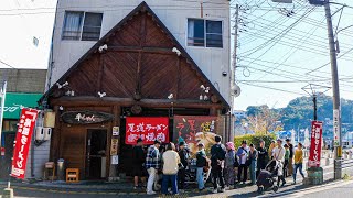 The shop is full as soon as it opens. Incredible ramen shop in Hiroshima sells 1,080 bowls a day!