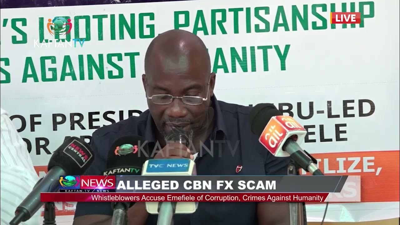 ALLEGED CBN FX SCAM: Whistleblower Accuses Emefiele of Corruption, Crimes Against Humanity