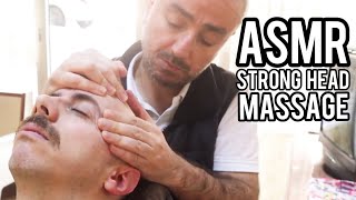 ASMR TURKISH STRONG HEAD MASSAGE | ASMR BARBER