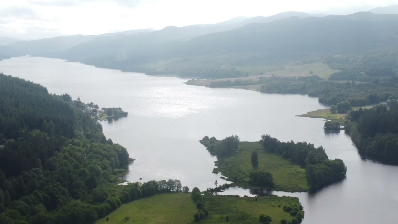 Tummel Valley caravan park filmed with DJI Mini 2