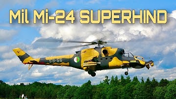 Stunning and Giant MIL Mi-24 SUPER HIND superscale Turbine RC Helicopter Flight Demonstration