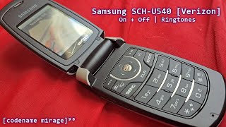 Samsung SCH-U540 [Verizon] | On + Off | Ringtones