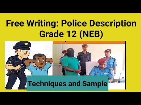 Video: How To Write A Description To The Police