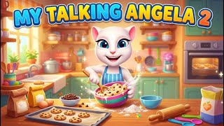 My Talking Angela 2 | Baking Delicious Cookies! 🍪🐾 screenshot 2