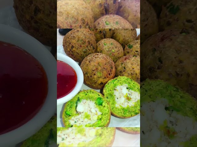 Matar Paneer Kofta or Matar panner Cutlet #shorts #khanamanpasand #snack #teatimesnacks #easyrecipe