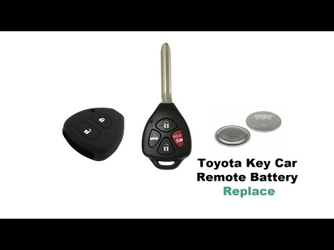 Toyota Car Key Remote Battery Change Replace