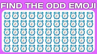 Can You FIND THE ODD⏰⏱️Emoji (Emoji QUIZ)