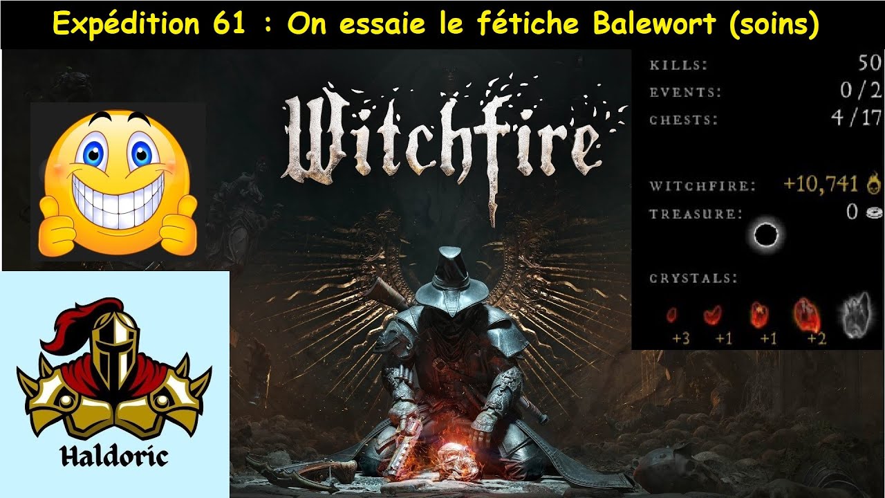 Witchfire accès anticipé. Expédition 61 : On essaie le fétiche Balewort qui va nous soigner.