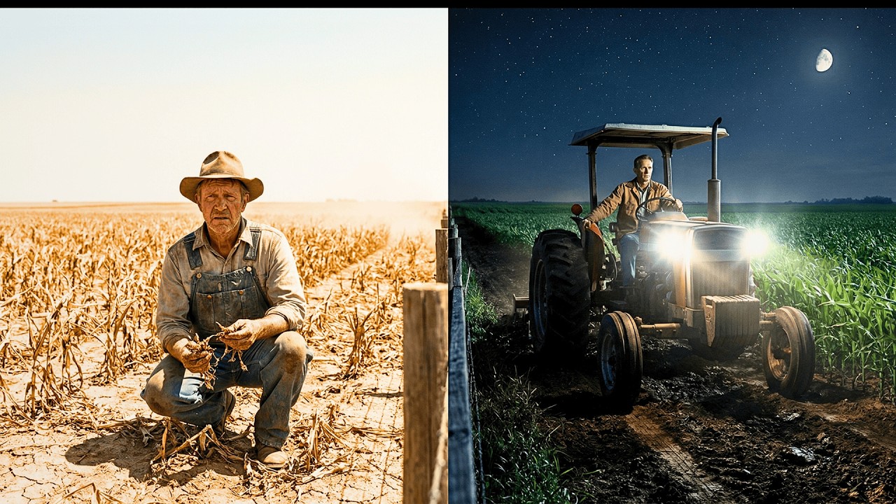They Called Him Crazy for Farming at Night — When the Drought Hit, Only His Fields Survived