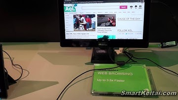 Nvidia Tegra 4 Web Page Load Test Demo at CES 2013