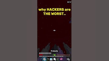 why HACKERS are THE WORST… (Hive Skywars Minecraft Bedrock) #shorts #minecraft #hive