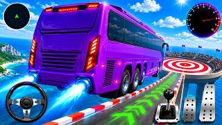 🔥 Bus Simulator Ramp Stunt - Extreme Bus Stunts and Mega Ramps 3D - Android GamePlay screenshot 3