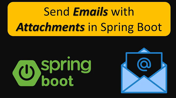 Spring boot – Send an email with an attachment | Spring Boot - Sending Email