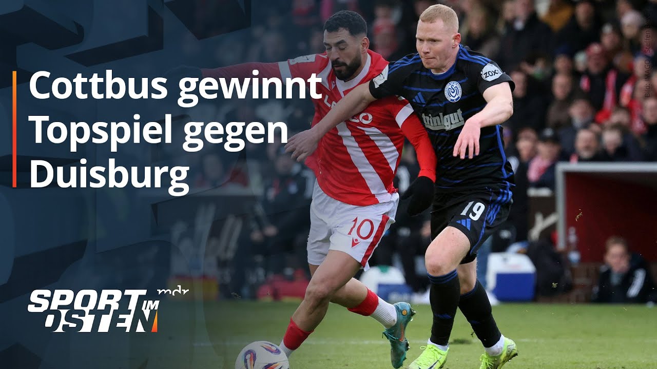 Energie Cottbus gewinnt Topspiel gegen MSV Duisburg | MDR
