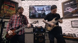 Ernie Ball Music Man: Jason Richardson and Jared Dines at NAMM 2019