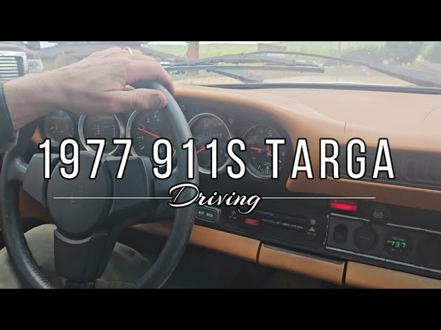 Porsche 911S 1977 Targa Driving - YouTube