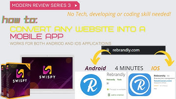 How to convert website to app - Convert any website to Android app or IOS in 4 minutes!