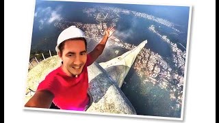 Extreme Selfie on the Jesus statue in Rio de Janeiro Brazil Photoshop Speedart Photomanipulation screenshot 4