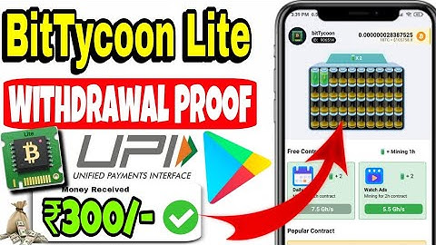 BitTycoon Lite App Withdrawal Proof 🤯💯 BitTycoon Lite App Real Or Fake 💥💰 BTC Cloud Mining App