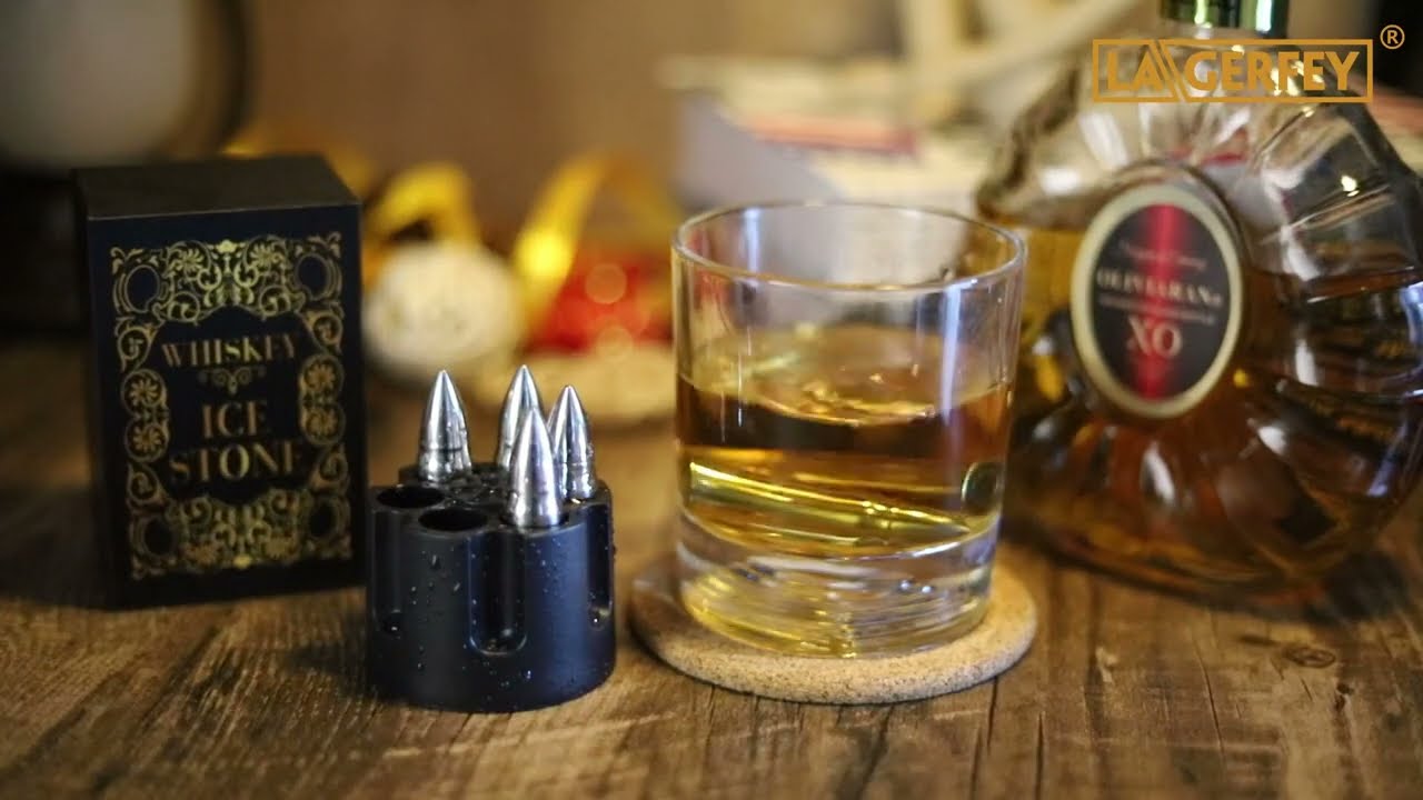 Valentines Day Love Gifts for Him Boyfriend Husband, I Love You Whiskey Stones