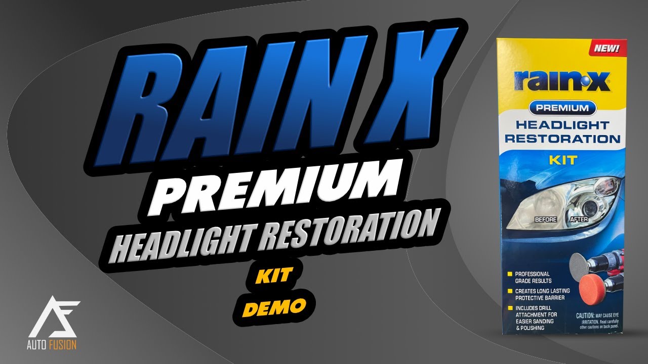Rain X Headlight Restoration Kit