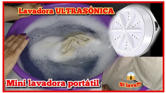 Mini Lavadora Ultrasónica Portátil Viajera