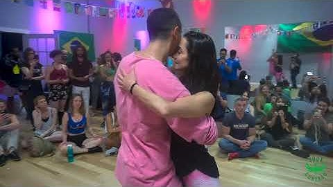 Paulo & Luiza at the Zouk Conexao weekender in Atlanta 2023 - BRAZILIAN ZOUK DANCE - Saturday demo